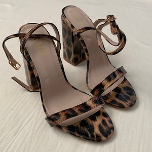 Raid Cheetah Print Heels